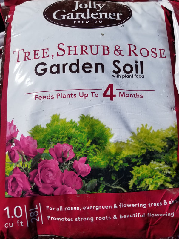 PREMIUM ROSE, TREE & SHRUB SOIL 1CF - -